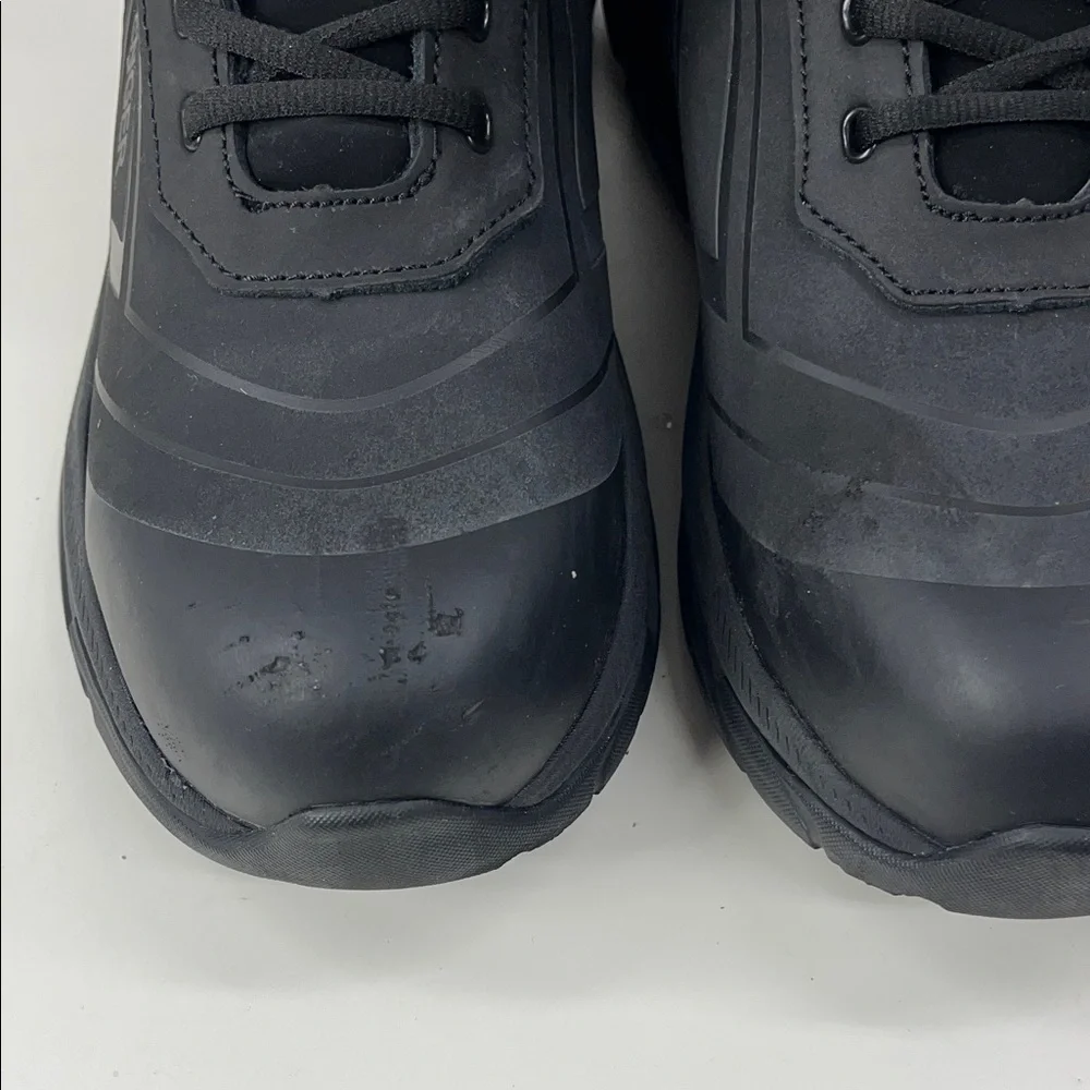 Avenger Men's Safety Toe Slip Resistant Work Boots in Black Size 9.5 Wide